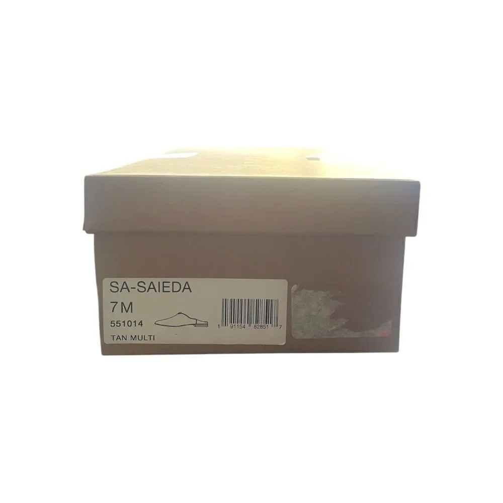 Sanctuary Saieda Tan/Brown Womens Mule Snakeskin Size  7M NEW WITH BOX